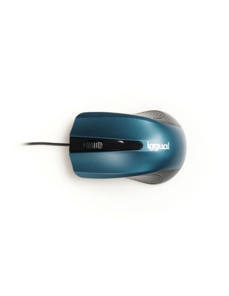 iggual Raton optico COM ERGONOMIC RL 800DPI azul