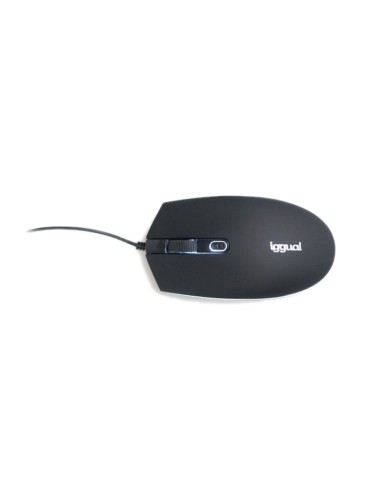 iggual Raton optico COM LED 1600DPI negro