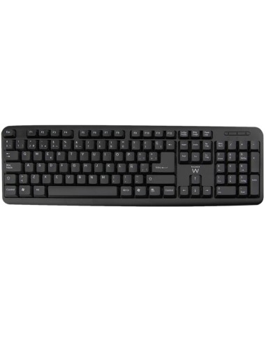 Ewent Teclado Slim USB PS2 EW3109 Negro