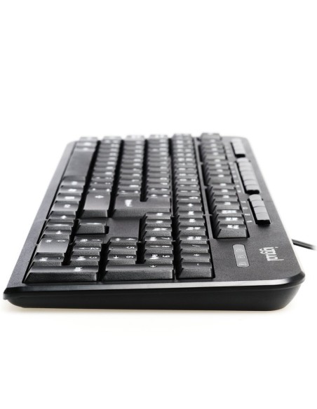 iggual Teclado multimedia CK BASIC 120T negro