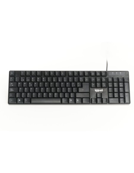 iggual Teclado estandar CK FRAMELESS 105T negro