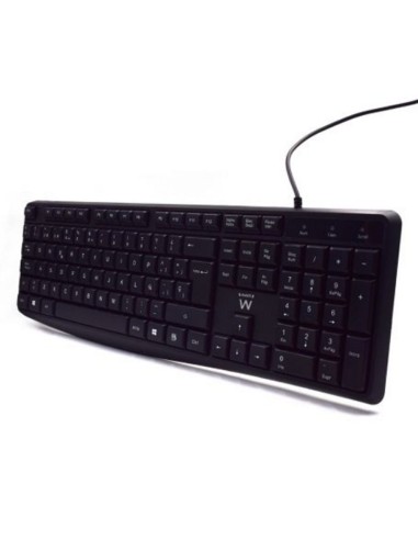 Ewent EW3001 teclado escritura silenciosa USB