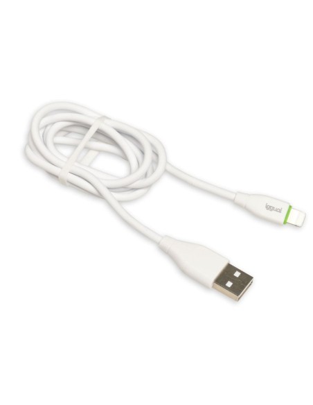 iggual cable USB A Lightning 100 cm blanco