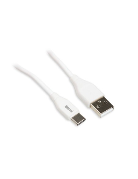 iggual Cable USB A USB C 100 cm blanco Q30 3A