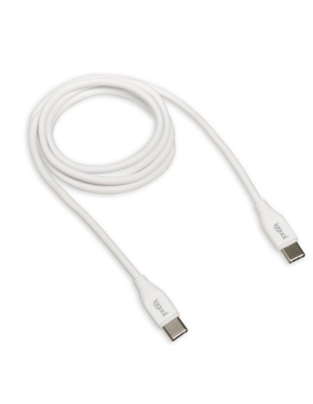 iggual Cable USB C USB C 100 cm blanco Q30 3A
