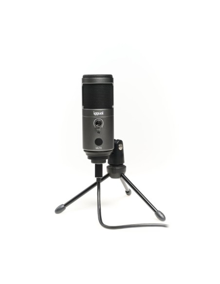 iggual Microfono condensador Podcasting Pro gris