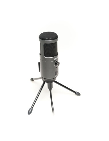 iggual Microfono condensador Podcasting Pro gris