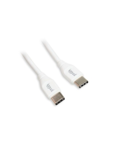 iggual Cable USB C USB C 100 cm blanco Q30 3A