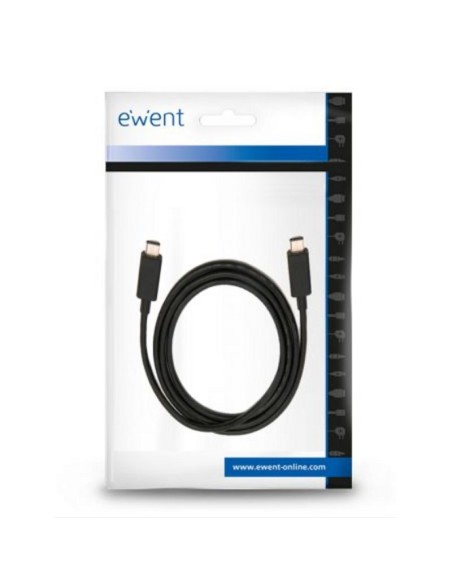 Ewent Cable USB C Carga Rapida 60W 10Gbps4K 1m