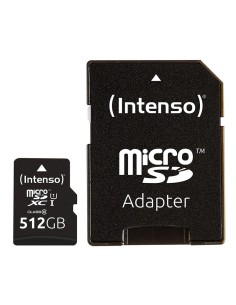 Intenso 3423493 Micro SD UHS I Premium 512G c adap