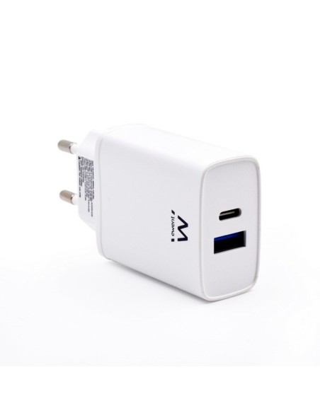 EWENT Cargador rapido Q3 20w Usb C y Usb A