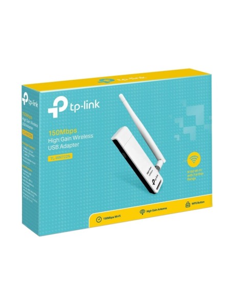 TP LINK TL WN722N Tarjeta Red WiFi N150 USB