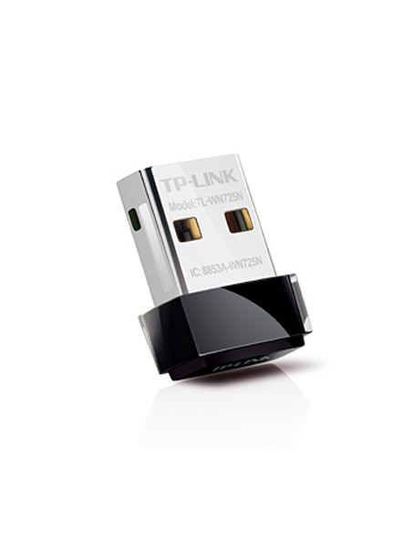 TP LINK TL WN725N Tarjeta Red WiFi N150 Nano USB