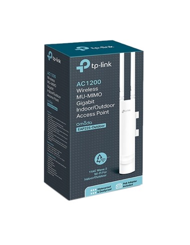 TP LINK EAP225 Outdoor Punto Acceso AC1200 PoE
