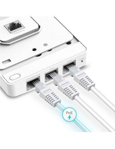 TP Link EAP615 Wall AP WiFi6 AX1800 Dual 4xGbE