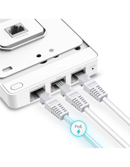 TP Link EAP615 Wall AP WiFi6 AX1800 Dual 4xGbE