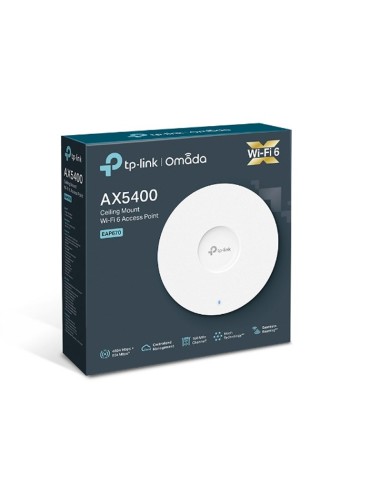 TP Link EAP670 AP WiFi6 AX5400 Techo Dual 1x25GbE