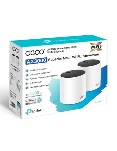 TP Link Deco X55 2 pk WiFi6 AX3000 Dual Mesh
