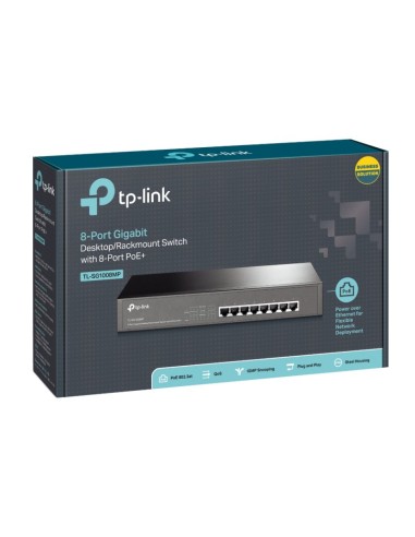 TP LINK TL SG1008MP Switch 8xGB PoE
