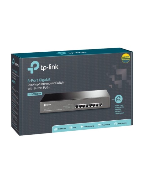 TP LINK TL SG1008MP Switch 8xGB PoE