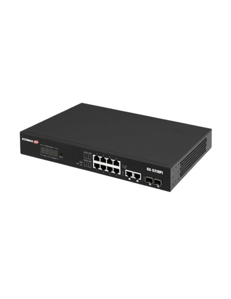 Edimax PRO GS 5210PL Switch 10xGb PoE 2xSFP Surve