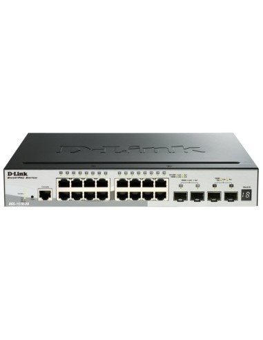D Link DGS 1510 20 E Switch L2 16xGb 2xSFP 2x10Gb