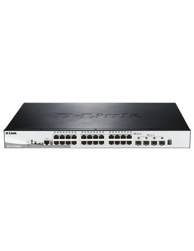 D Link DGS 1510 28XMP E Switch L2 24xGB PoE 4x10Gb