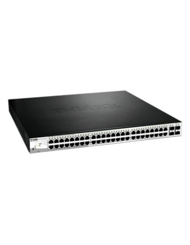 D Link DGS 1210 52MP E Switch 48xGb PoE 4xSFP Comb
