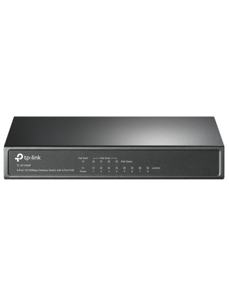 TP LINK TL SF1008P Switch 8x10 100Mbps 4xPoE Metal