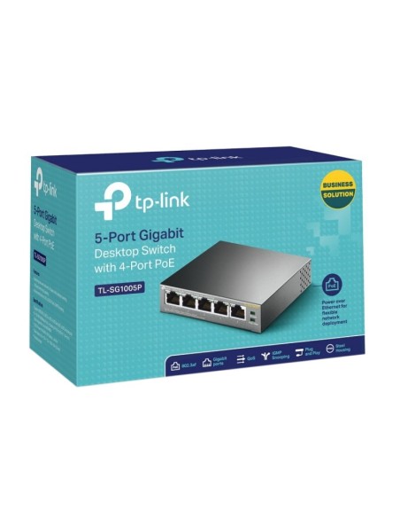TP LINK TL SG1005P Switch 5xGB 4xPoE