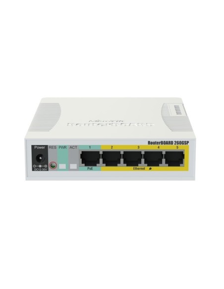 MikroTik CSS106 1G 4P 1S RB260GSP Switch 5xGB 1xSF