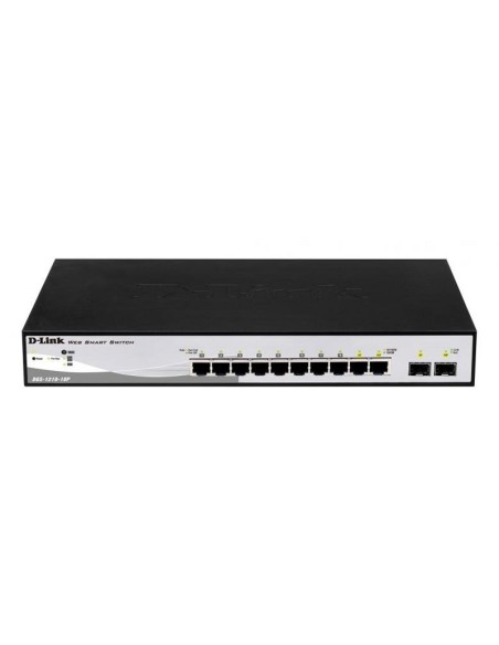 D Link DGS 1210 10P E Switch 8xGB PoE 2xSFP