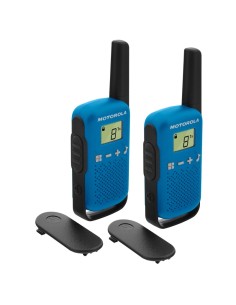 MOTOROLA T42 Walkie Talkie 4Km 16CH Azul Duo