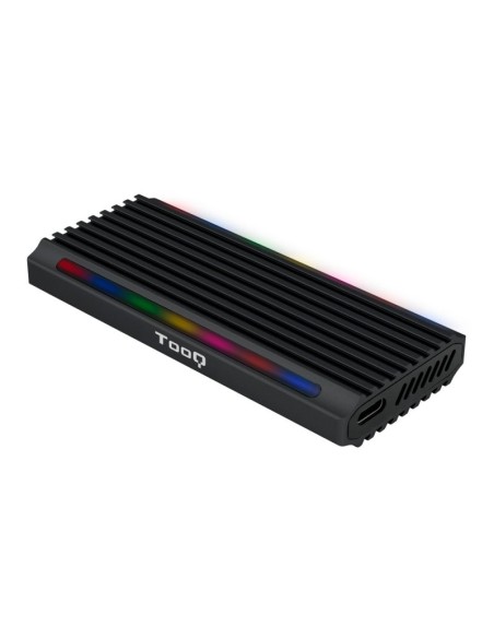Tooq Caja Externa SSD M2 NGFF NVMe USB C Negro