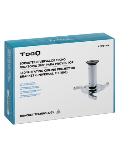 Tooq PJ1010TN S Soporte Proyector Techo Plata
