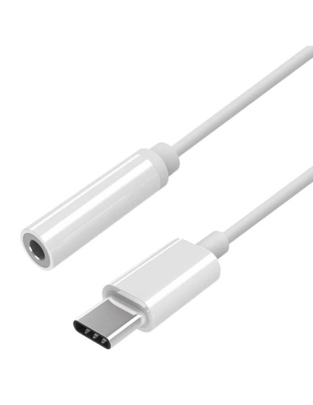 Aisens Conversor USB C M Jack 35 H Blanco 15Cm