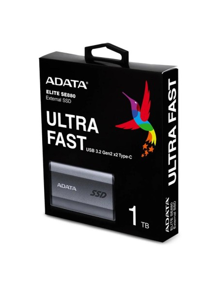 ADATA Elite SE880 SSD Externo 1TB USB 32 Gray