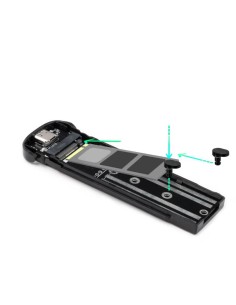 Tooq Caja Externa M2 NVMe USB31 GEN2 Negra 2