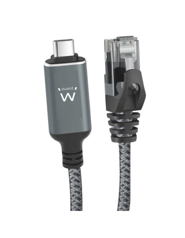 EWENT Cable USB C 31 A RJ45 CAT6 FTP 1Gbps 2m
