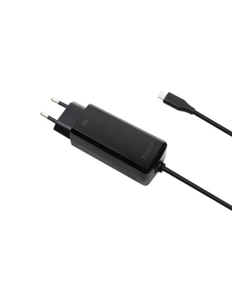 Tooq Cargador portatil GAN USB C PD 45W Cubico