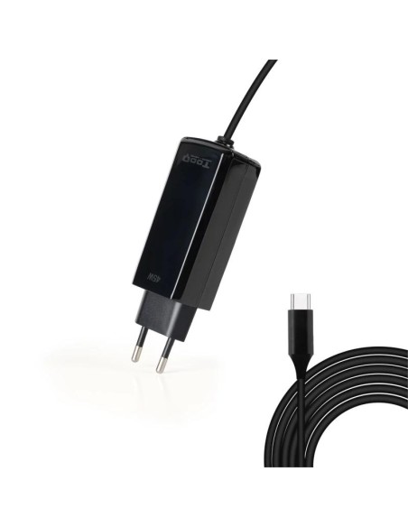 Tooq Cargador portatil GAN USB C PD 45W Cubico