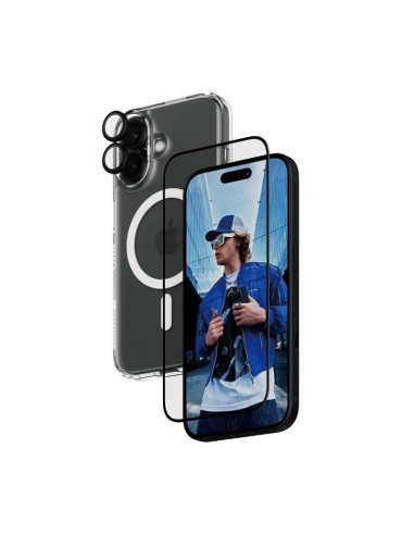 PanzerGlass 3 in 1 Bundle Proteccion iPhone 16