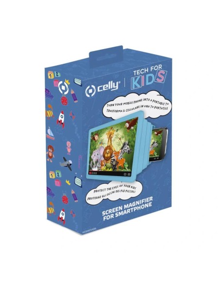 Celly amplificador de pantalla para ninos Azul