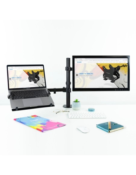 Tooq DB1200TN B Soporte mesa monitor portatil