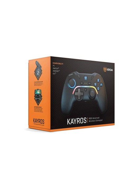 KROM Gamepad Kayros wireless RGB PC Switch Android