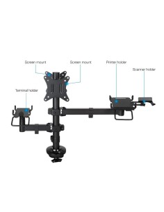 Tooq Soporte Mesa TPV Impresora Terminal Lector 2