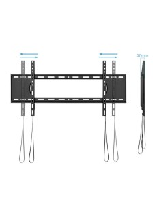 Tooq LP1090F B Soporte de pared pantallas 43 90 2