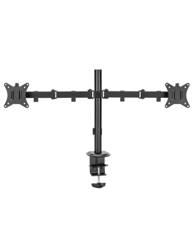iggual SPM02 Soporte pinza 2 monitores 17 32
