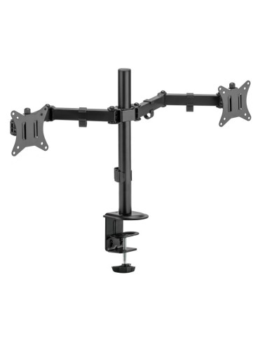 iggual SPM02 Soporte pinza 2 monitores 17 32