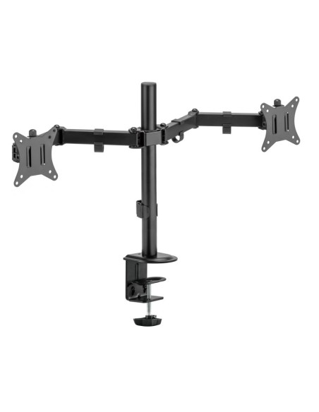 iggual SPM02 Soporte pinza 2 monitores 17 32